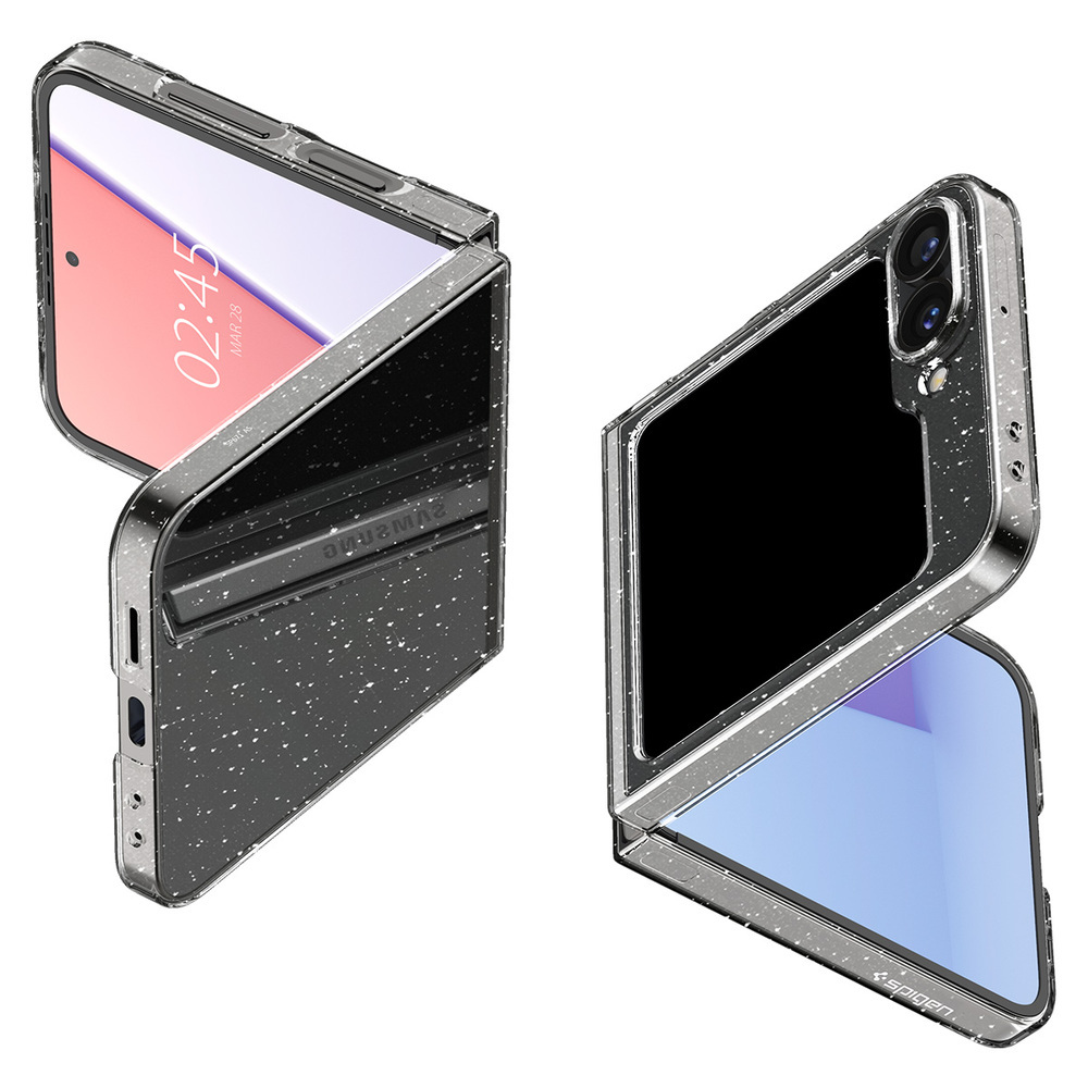 Galaxy Z Flip 6 Case AirSkin Glitter Crystal