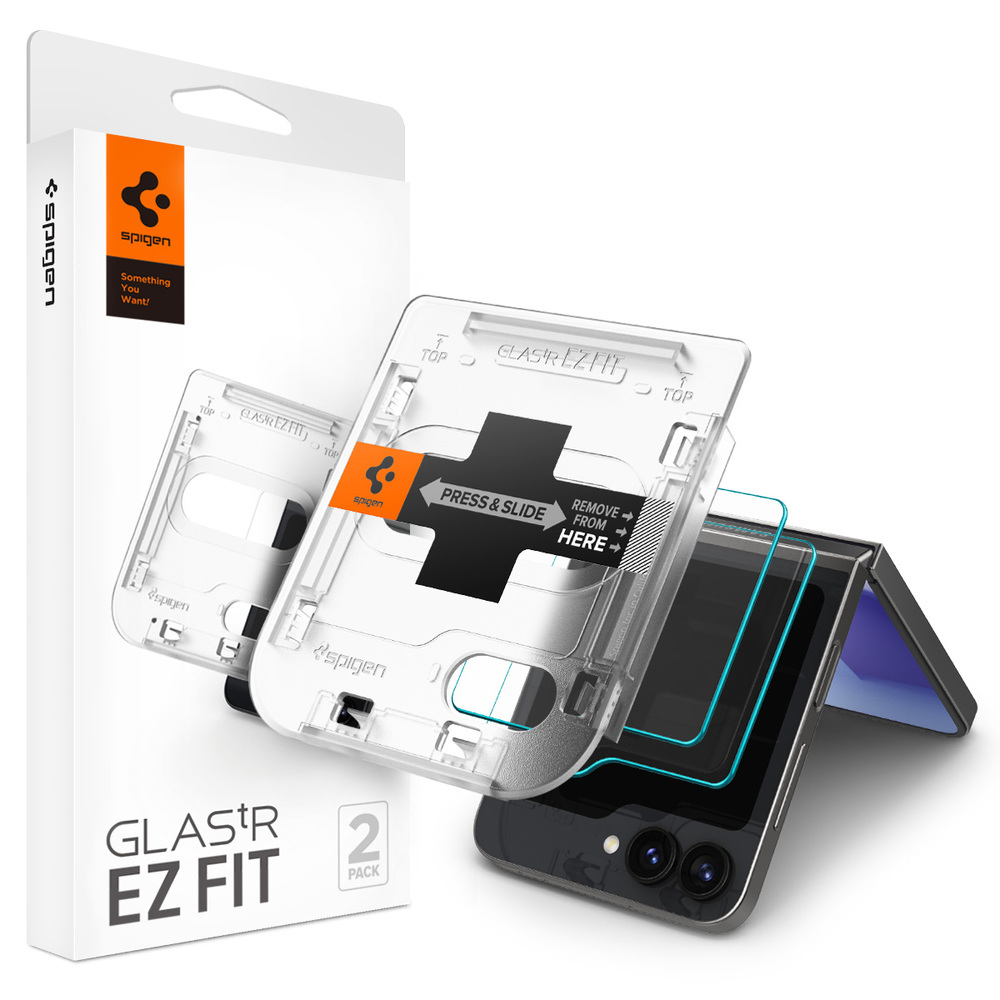 Galaxy Z Flip 6 Glass Screen Protector EZ Fit GLAS.tR Slim 2PCS