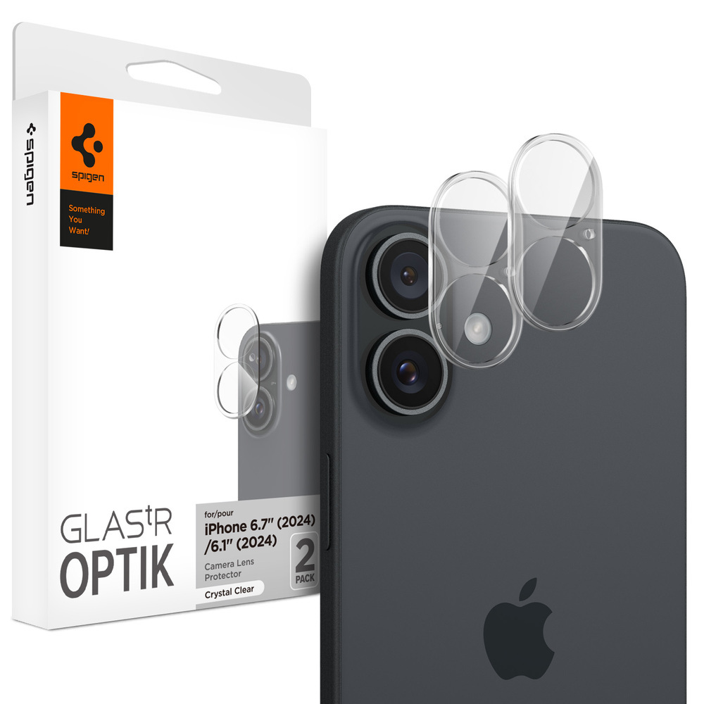 iPhone 16 / 16 Plus Camera Lens Protector Optik GLAS.tR Slim 2PCS