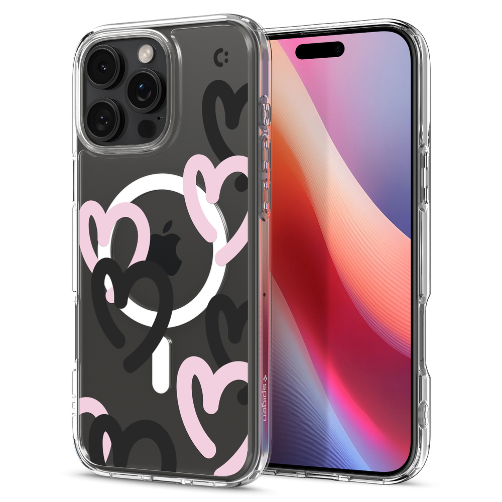 iPhone 16 Pro Max Case Ultra Hybrid Hearts (MagFit)