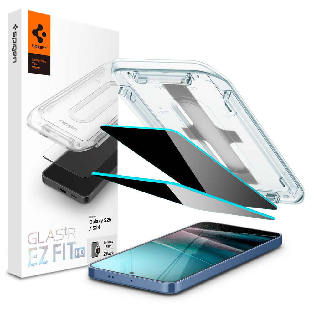 Galaxy S25 Screen Protector GLAS.tR EZ Fit HD Privacy 2PCS