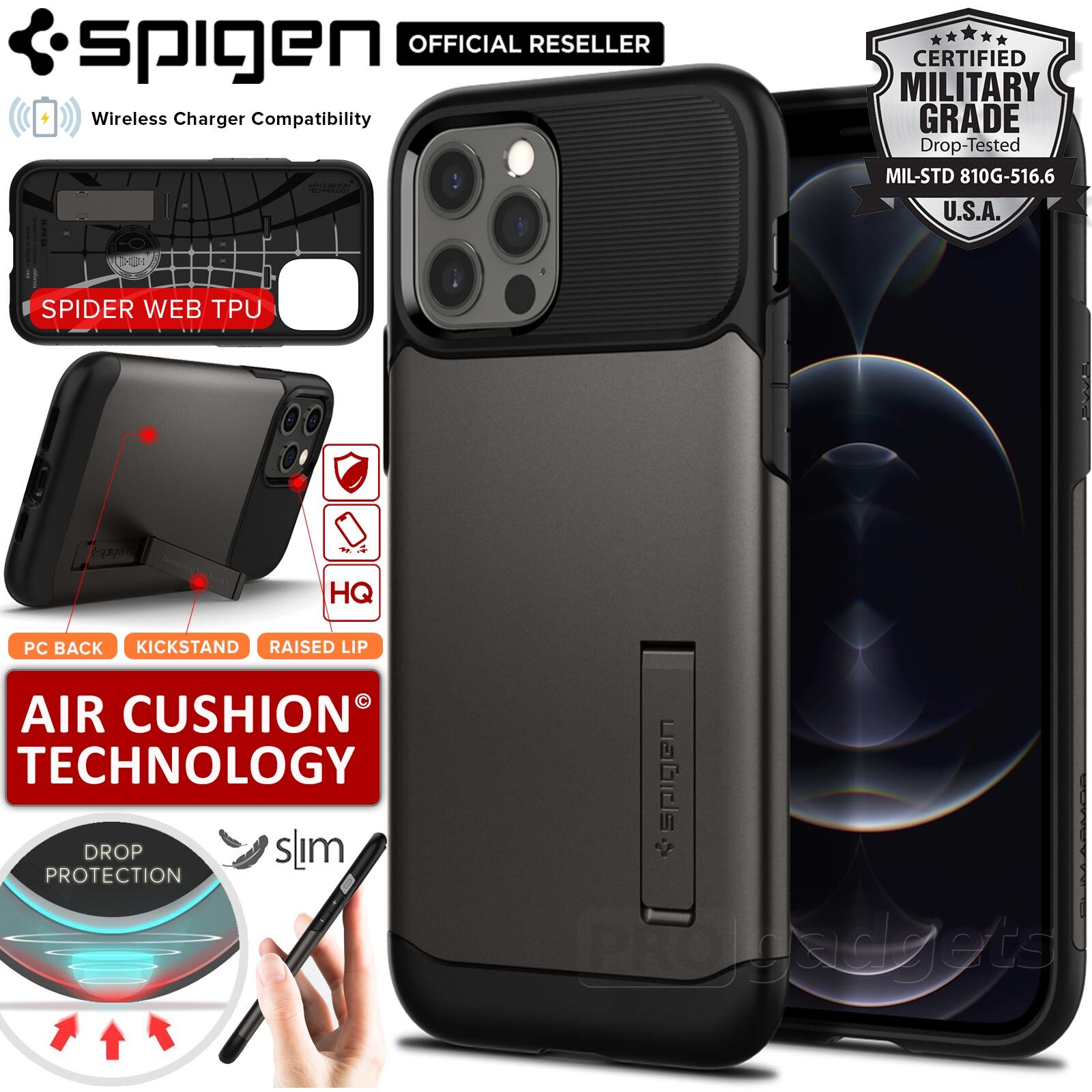 iPhone 12 / 12 Pro Case Slim Armor Wallet -  – Spigen Inc