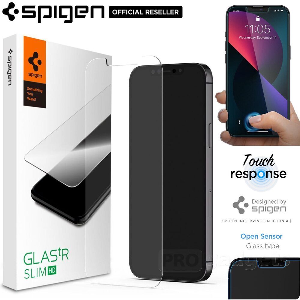 SPIGEN Glas.tR Slim HD for Apple iPhone 14 Plus / 13 Pro Max (6.7-inch ...