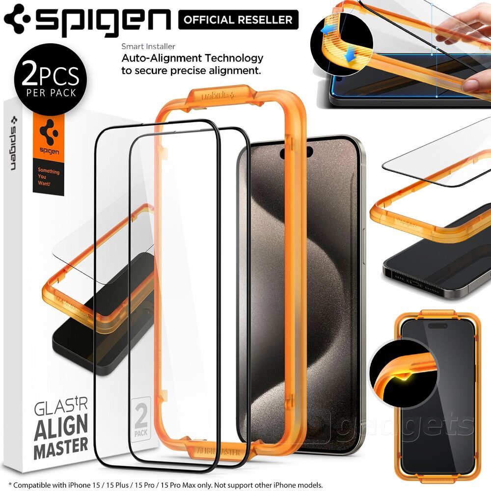 Glas tR Align Master Screen Protector for iPhone 15 Pro Max