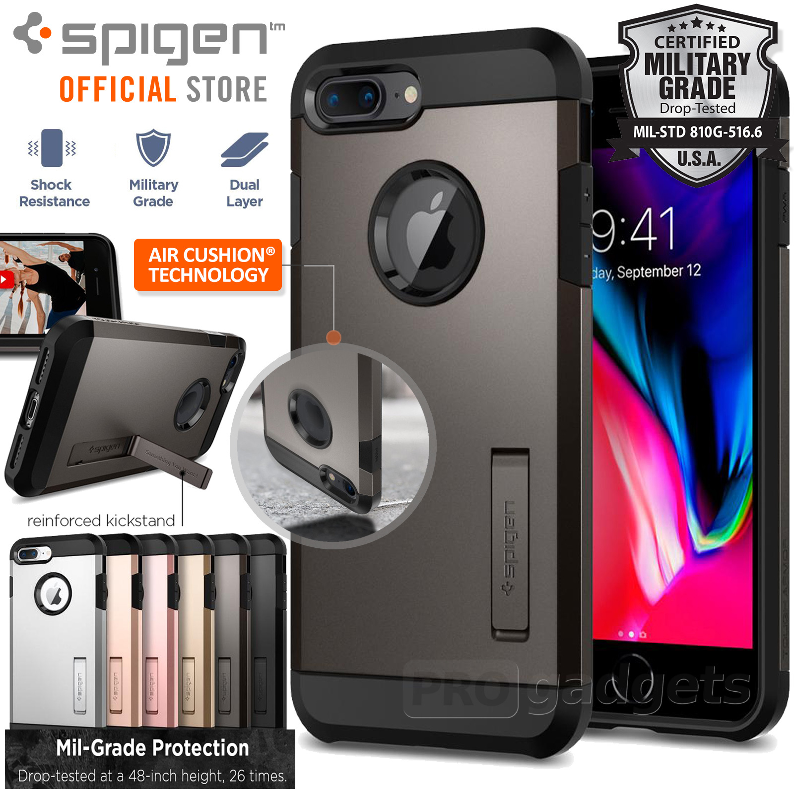 iPhone 8 Plus Case Tough Armor 2 - Spigen